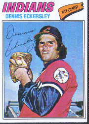 1977 Topps Baseball Cards      525     Dennis Eckersley